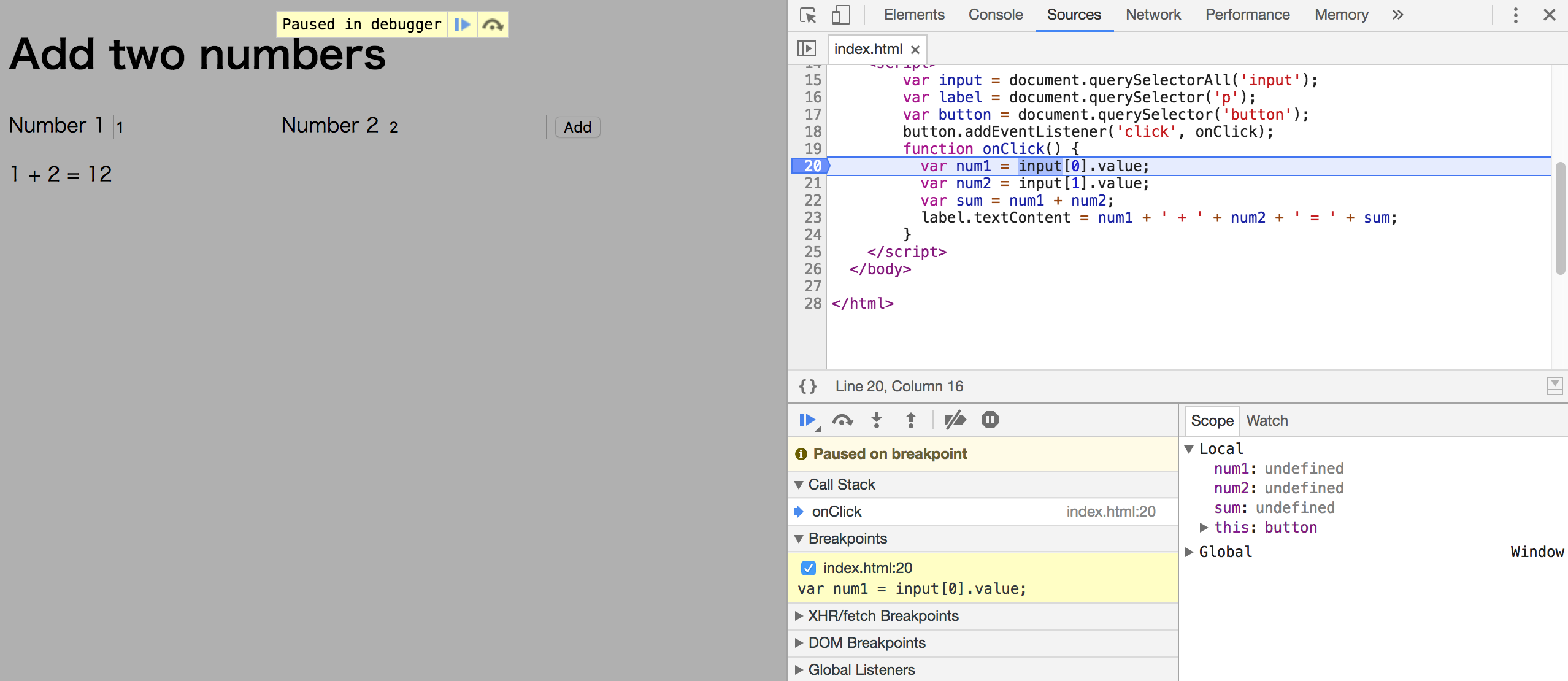 使用DevTools在最流行的Web浏览器中调试代码