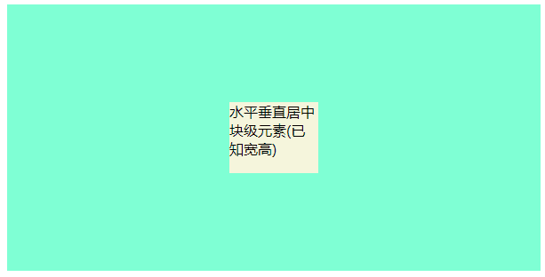 前端面试中CSS水平垂直居中的方法，你知道吗？