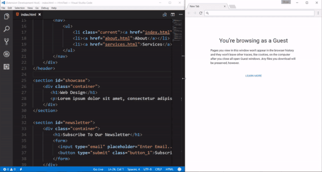 js刷新页面 VisualStudio扩展：这俩VSCode扩展