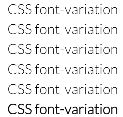 什么是CSS-variation，可变字体？难理解！