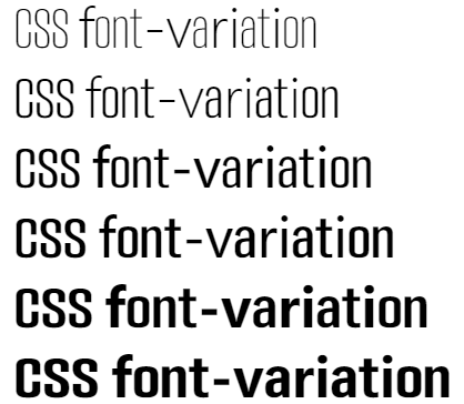 什么是CSS-variation，可变字体？难理解！