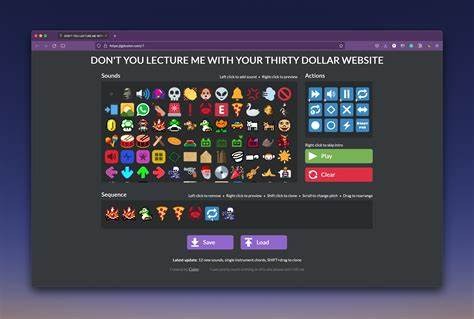 THIRTY DOLLAR WEBSITE | 用表情创作鬼畜音乐网站