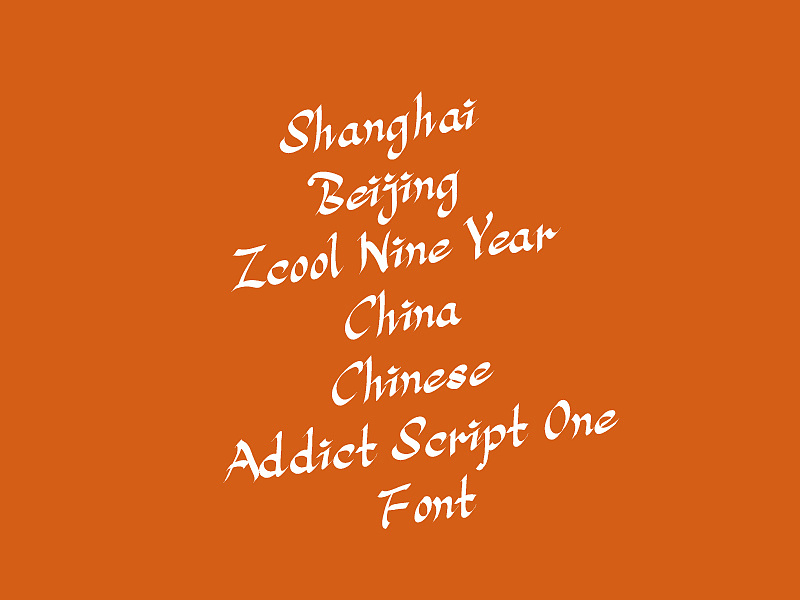 Addict Script One | 手写风格，oldstyle罗马正体衬线元素