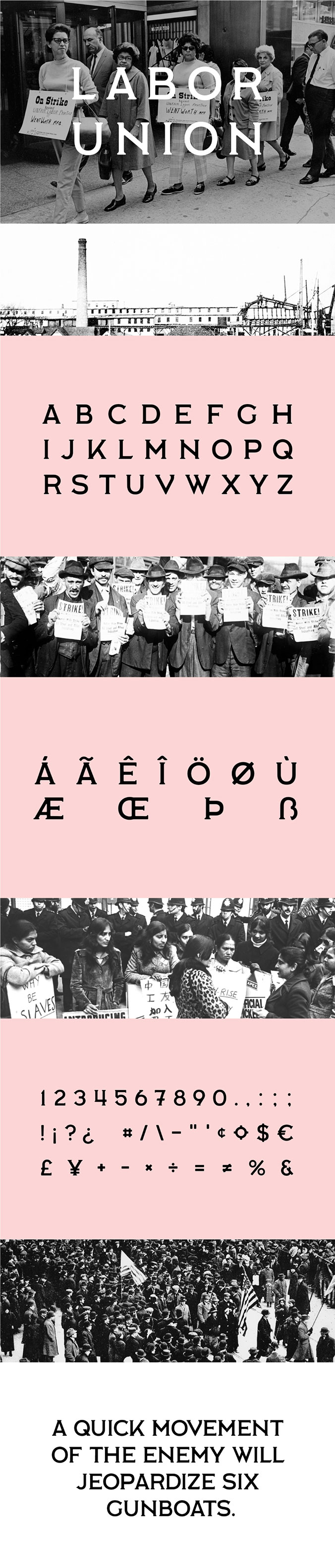 LABOR UNION | 衬线字体,所有人都可以自由地免费使用