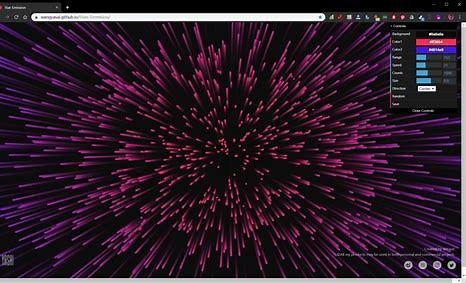 Stars Emmision | 放射图片生成网站