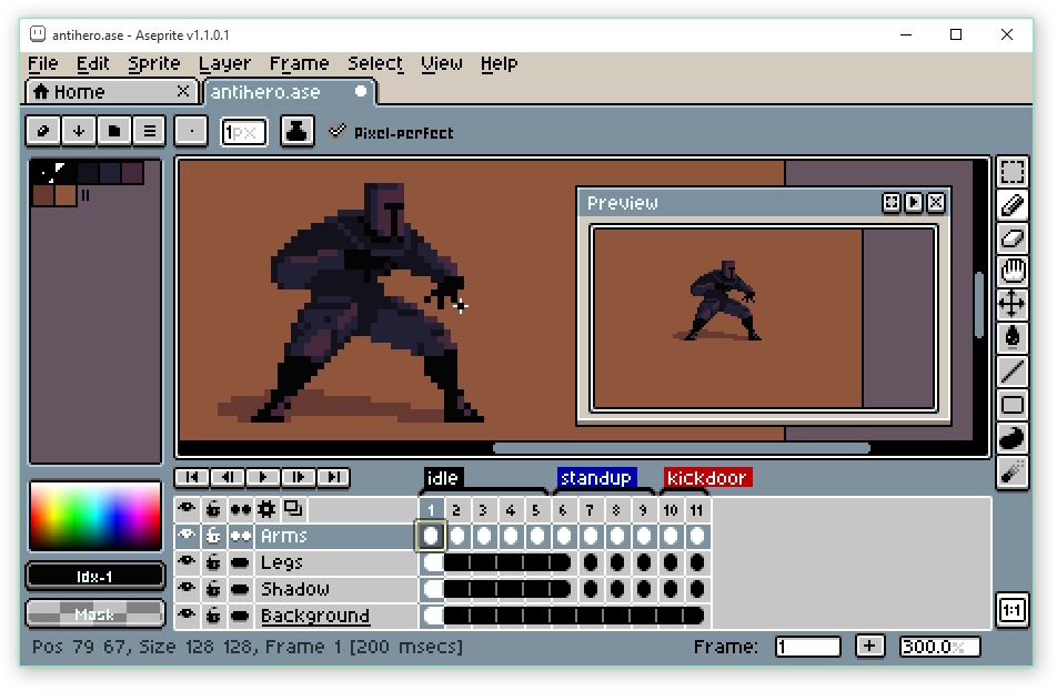 Aseprite v1.3.13中文版 | 像素画绘制软件
