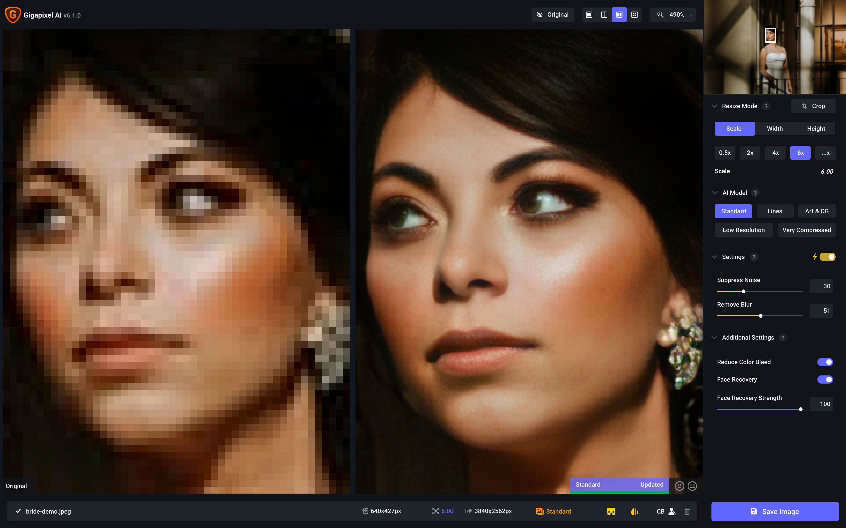 Topaz Photo AI v3.6.2便携版 | 人工智能图片降噪软件