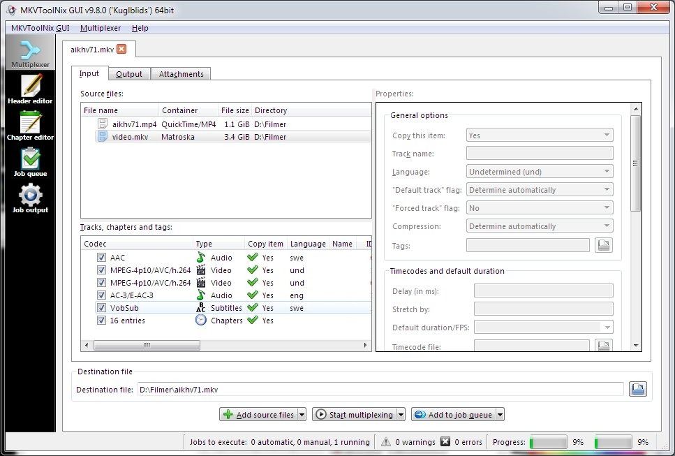 MKVToolNix v92.0便携版 | 封装工具