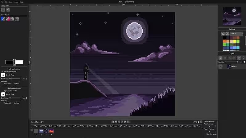Pixelorama v1.1.0中文版 | 像素画绘制