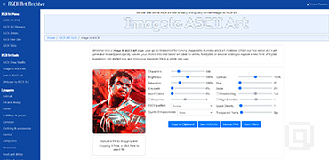 ASCII Art Archive | ASCII码艺术生成器