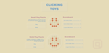 Clicking Toys | 孔明棋游戏大全