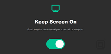 Keep Screen On | 让屏幕保持常亮